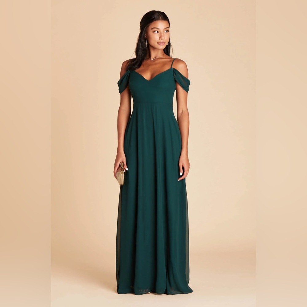 XS birdy grey Devin chaffon dress